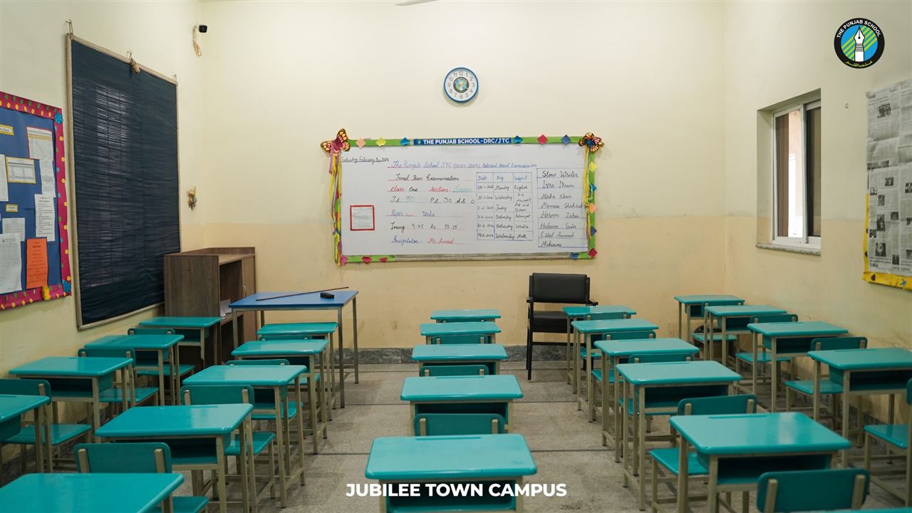 Primary classroom at the Jubilee Town Campus